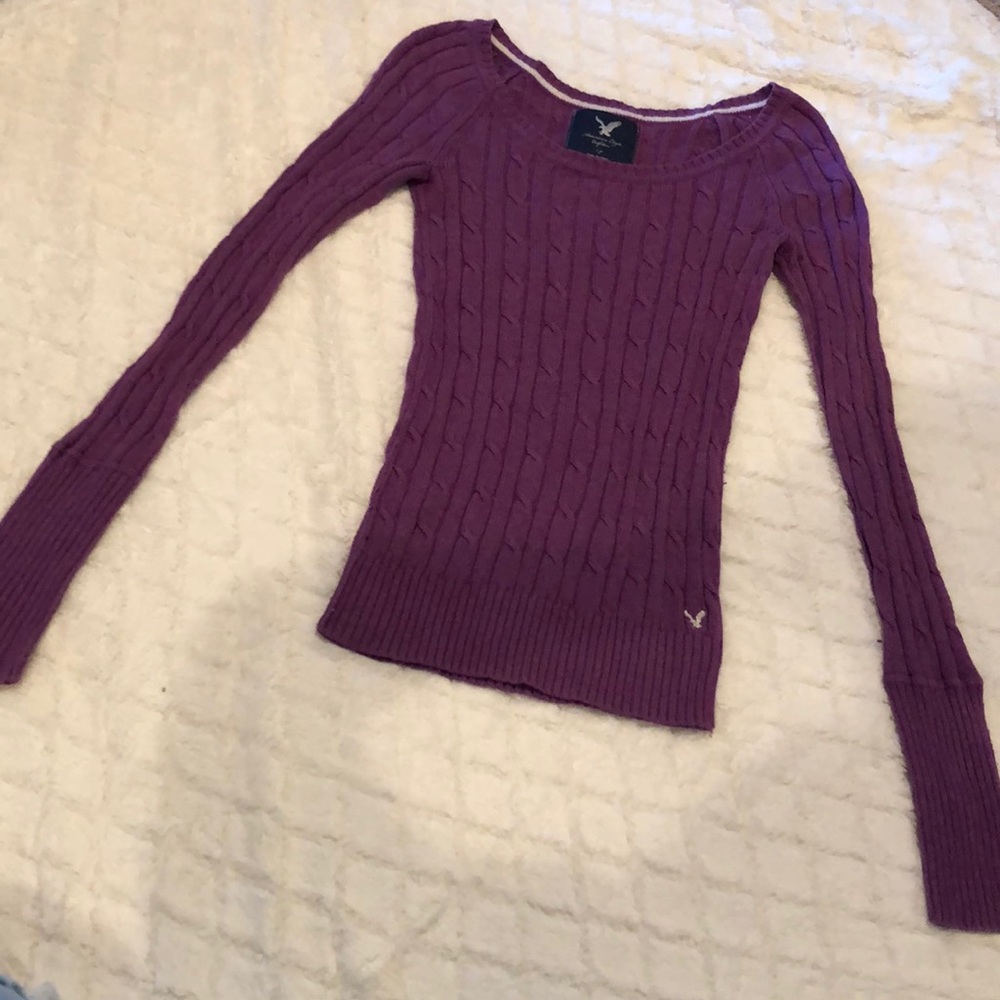cable knit sweater